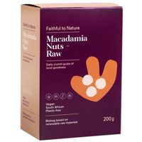 Faithful to Nature Macadamia Nuts - Raw